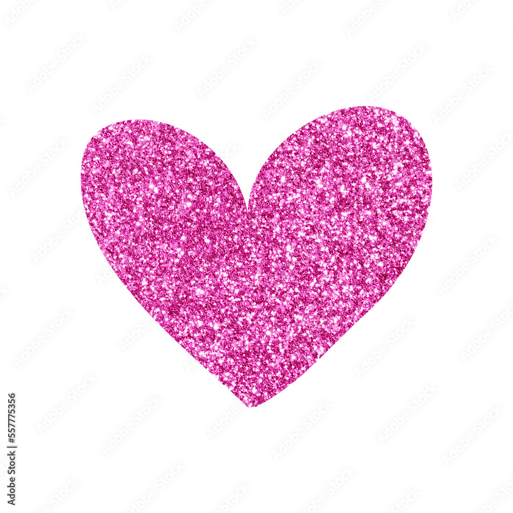 Glitter Heart Clipart, Heart Clipart PNG