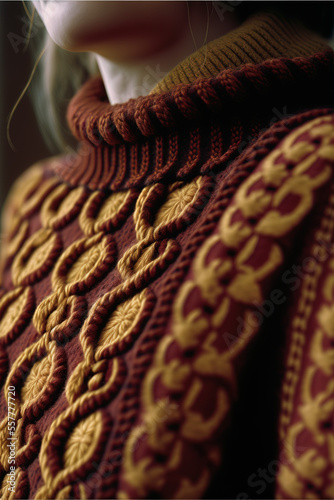 Winter fashions - knitwear