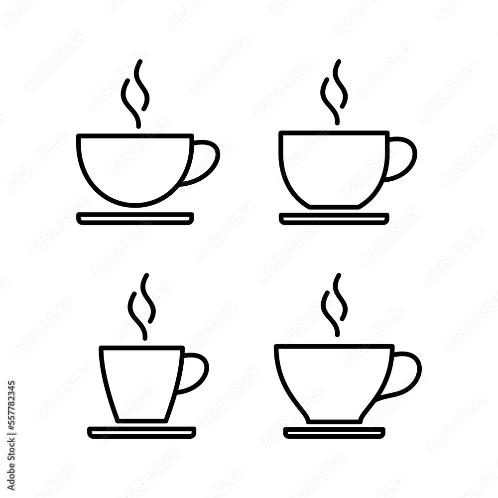 coffee cup icon vector for web and mobile app. cup a coffee sign and symbol coffee cup icon vector for web and mobile app. cup a coffee sign and symbol