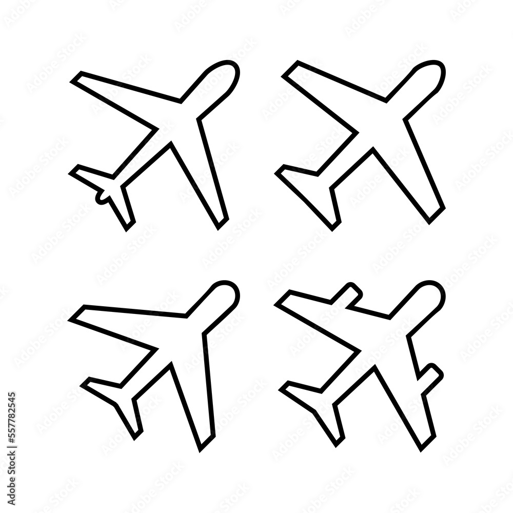 Plane icon vector for web and mobile app. Airplane sign and symbol. Flight transport symbol. Travel sign. aeroplane Plane icon vector for web and mobile app. Airplane sign and symbol. Flight transport symbol. Travel sign. aeroplane