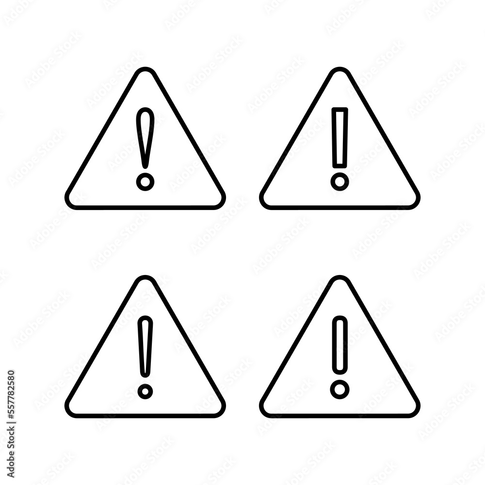 Exclamation danger sign for web and mobile app. attention sign and symbol. Hazard warning attention sign Exclamation danger sign for web and mobile app. attention sign and symbol. Hazard warning attention sign