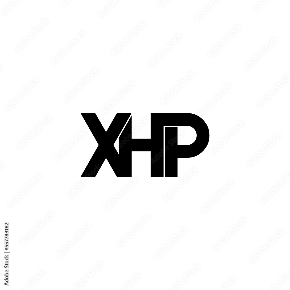 xhp letter initial monogram logo design xhp letter initial monogram logo design