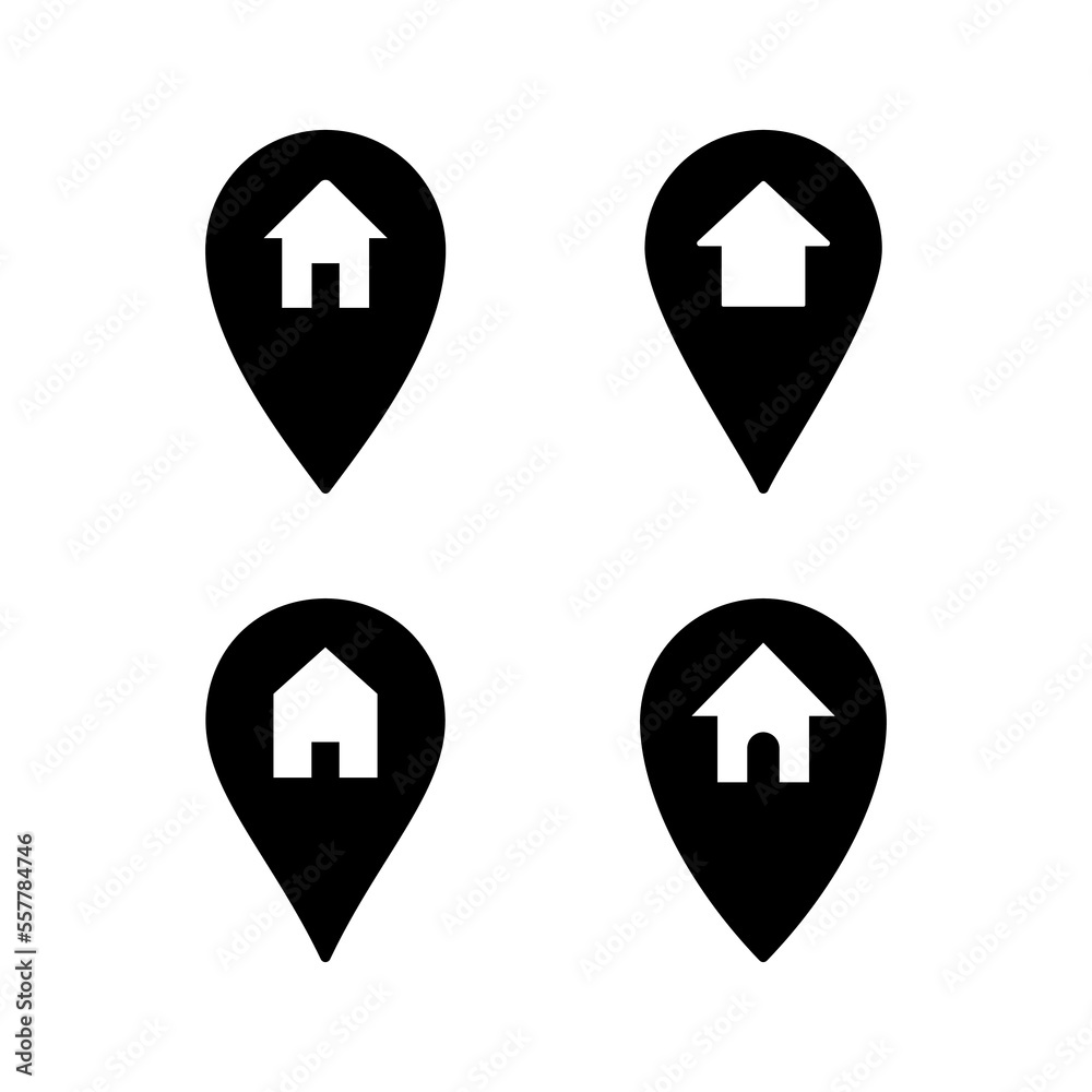 Address icon vector for web and mobile app. home location sign and symbol. pinpoint Address icon vector for web and mobile app. home location sign and symbol. pinpoint