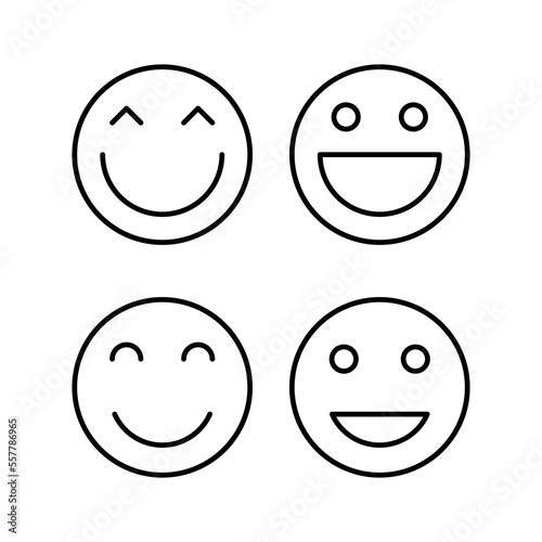smile icon vector for web and mobile app. smile emoticon icon. feedback sign and symbol