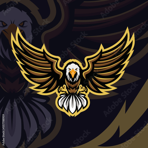 Eagle esport logo design for gaming team