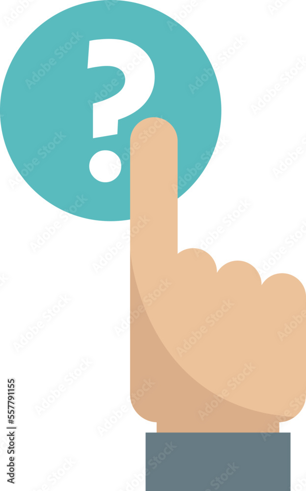 Button request icon flat vector. Online information. File screen isolated