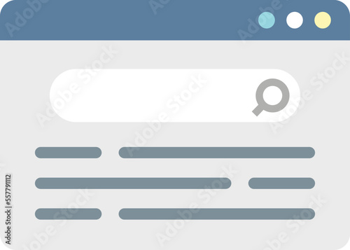 Web page request icon flat vector. Service file. Screen internet isolated