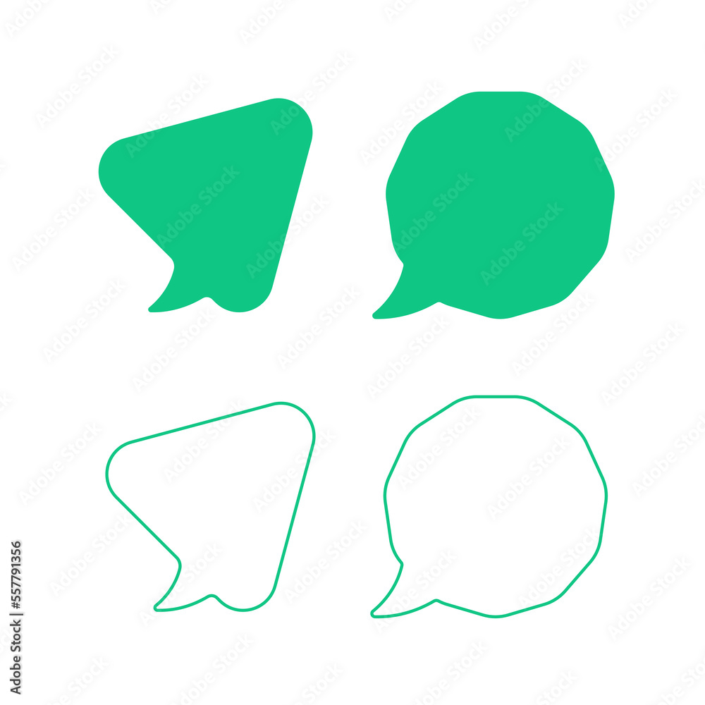 Speech bubbles vector icon set. Line and glyph sign collection for mobile concept and web design. Symbol, logo illustration. Vector graphics Speech bubbles vector icon set. Line and glyph sign collection for mobile concept and web design. Symbol, logo illustration. Vector graphics