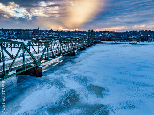 Stillwater Minnesota Aerial