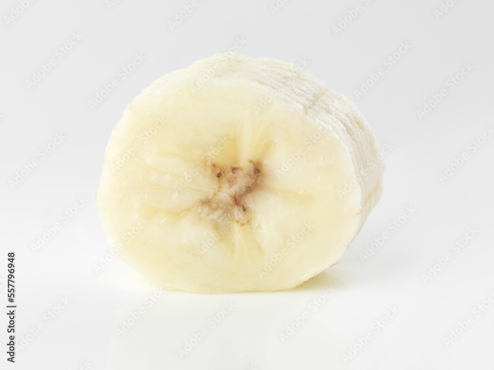 Closeup of a banana slice Closeup of a banana slice