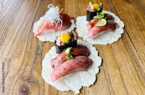 飛騨牛握り寿司4