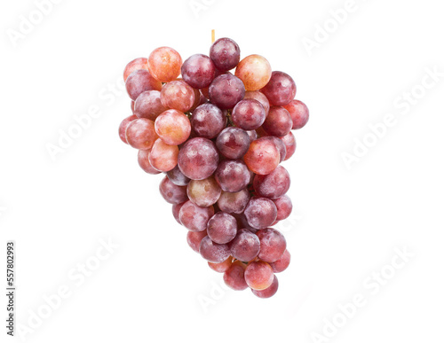 Wallpaper Mural Ripe red grape. Pink bunch isolated on white. Full depth of field. Torontodigital.ca