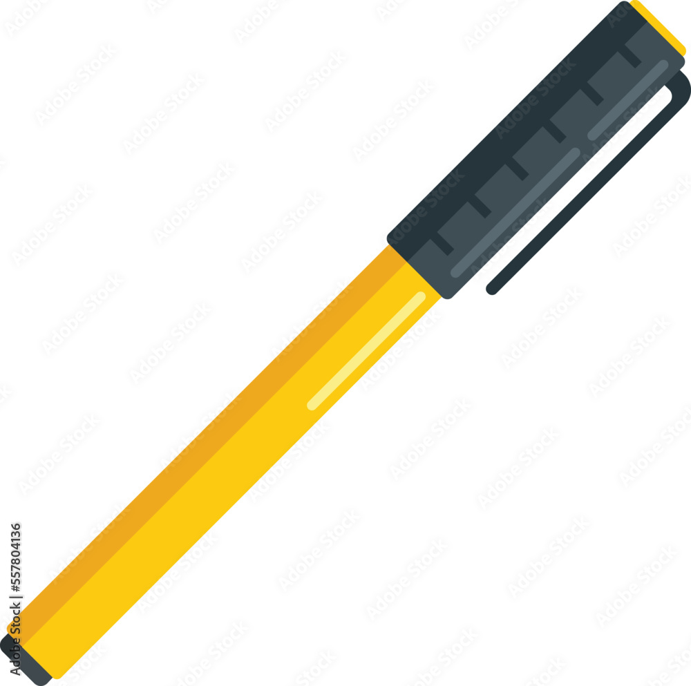 Pen tool icon flat vector. Ink nib. Writing pencil isolated Pen tool icon flat vector. Ink nib. Writing pencil isolated