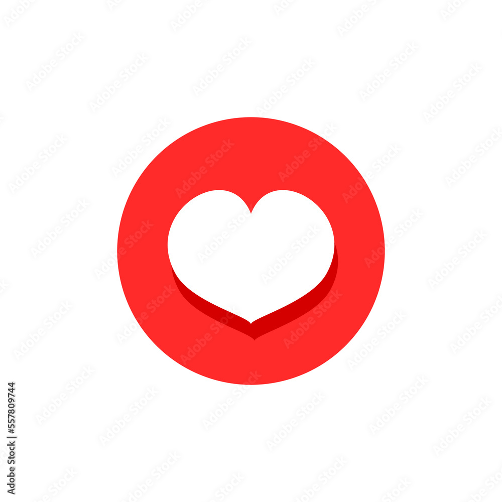 love shape in the circle icon. love vector for valentine event. love shape in the circle icon. love vector for valentine event.