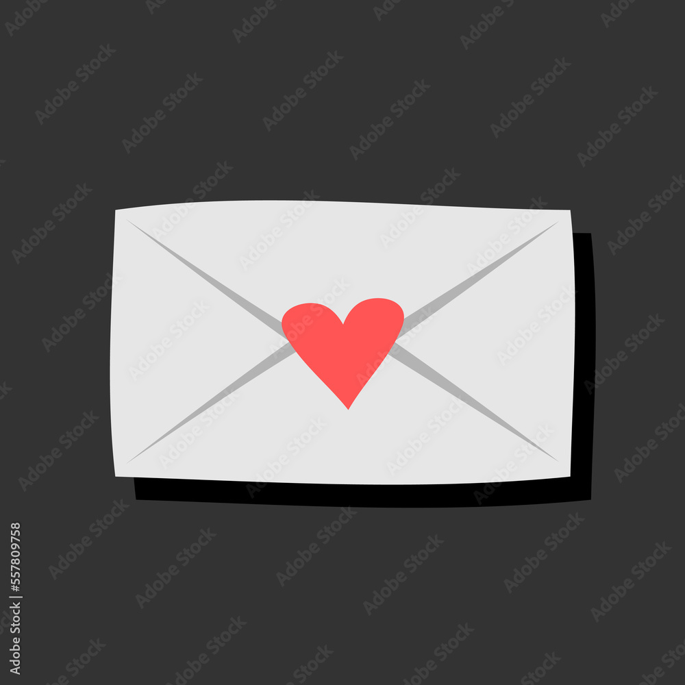 envelope and love sticker vector graphic template. envelope and love sticker vector graphic template.