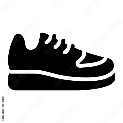 shoe glyph icon