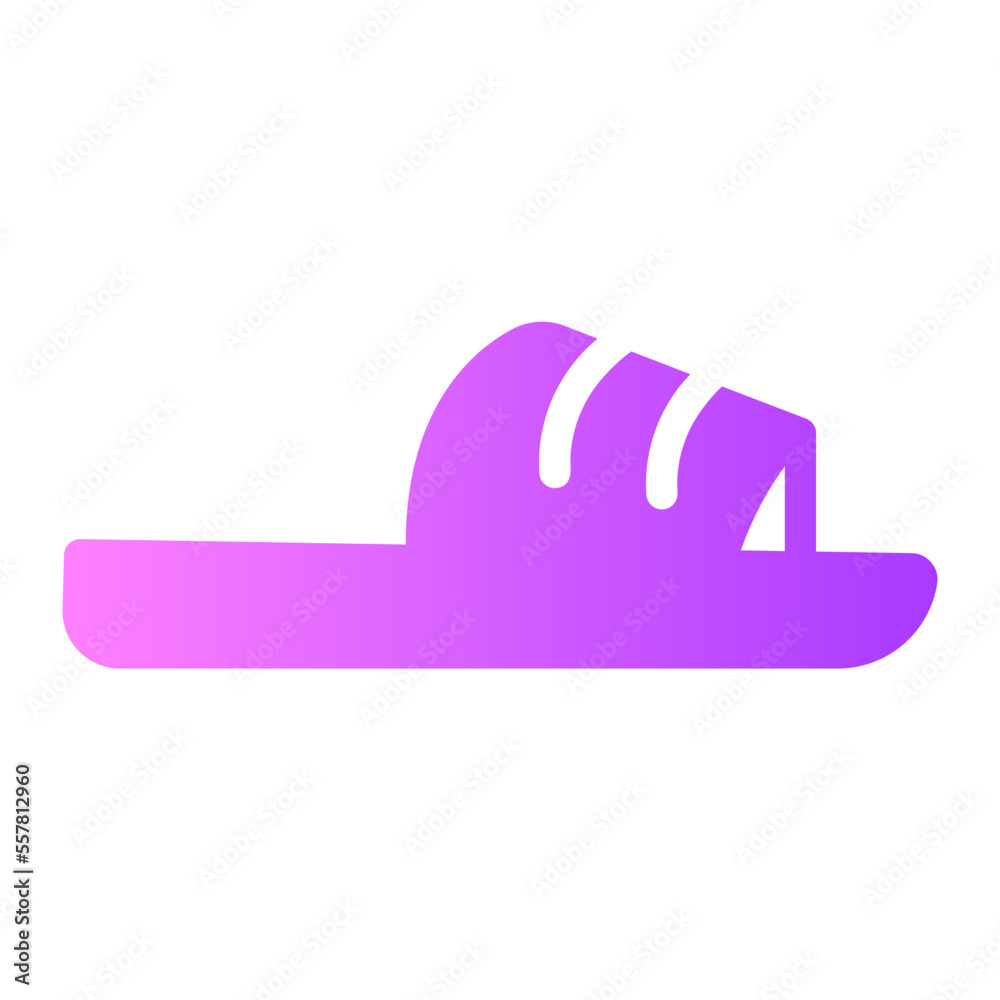 sandal gradient icon sandal gradient icon