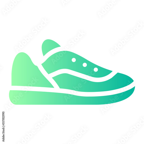 sneakers gradient icon