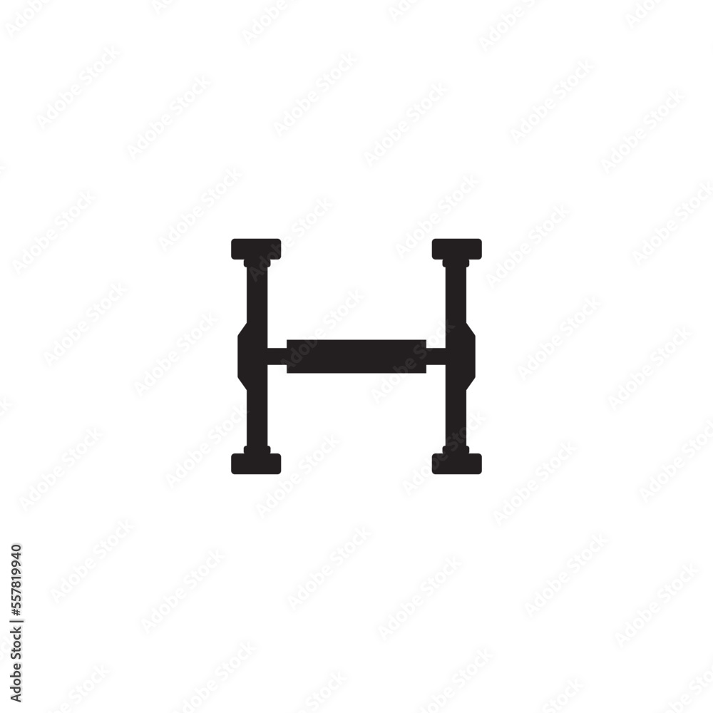 the car frame icon , automotive icon