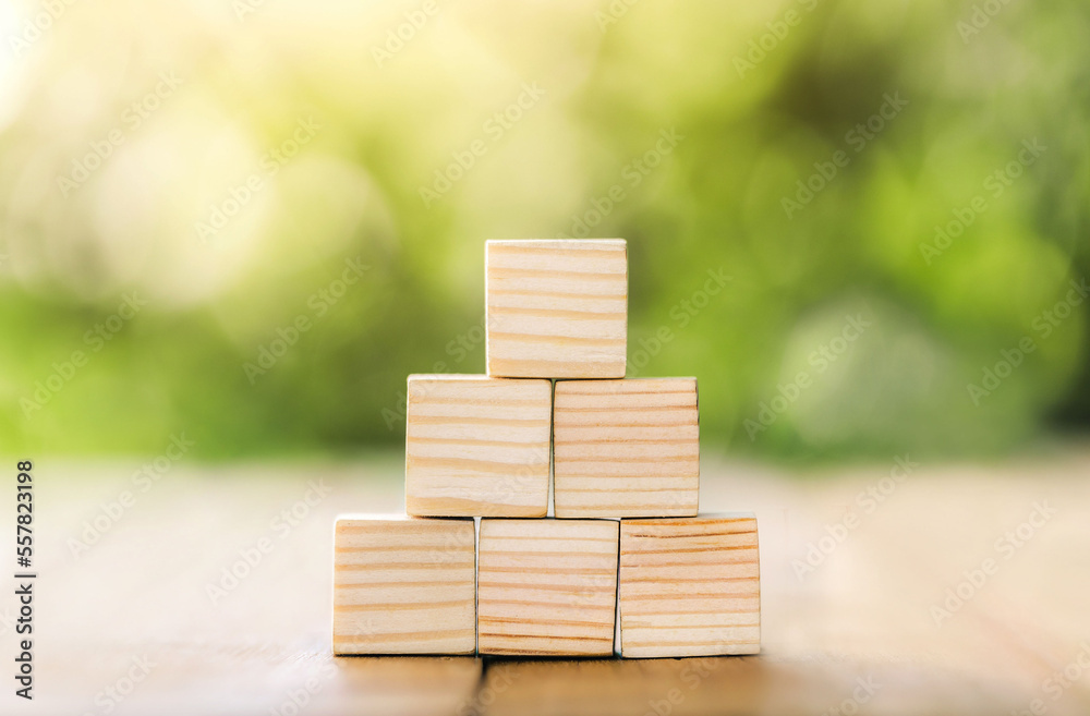 Ladder career path for business growth success process concept. Wooden blocks are stacked in steps that continue to rise. Copy space Ladder career path for business growth success process concept. Wooden blocks are stacked in steps that continue to rise. Copy space
