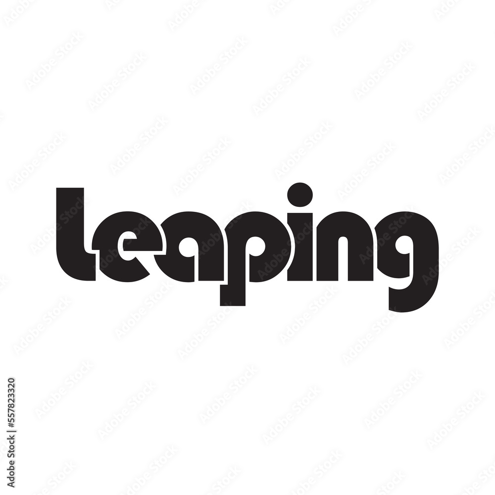 LEPAING text design vector isolated on white background. LEPAING text design vector isolated on white background.