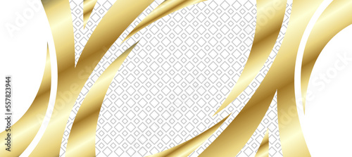 golden stripes square white background Design 313 Wallpaper Vector