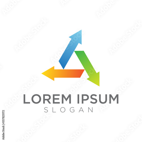 colorful triangle logo design in luxury 3D style, play icon, music player, letter a logo, abstract triangle Free Download colorful triangle logo design in luxury 3D style, play icon, music player, letter a logo, abstract triangle - GFXLoad