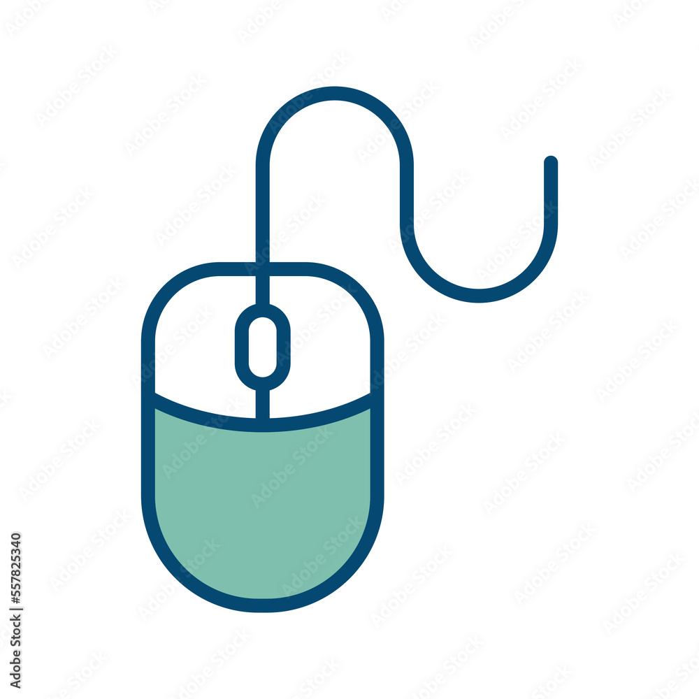 computer mouse icon vector design template in white background computer mouse icon vector design template in white background