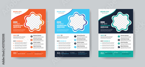 Creative Corporate & Business Flyer Brochure Template Design, abstract business flyer, vector template design. Brochure design, cover, annual report, poster, flyer.