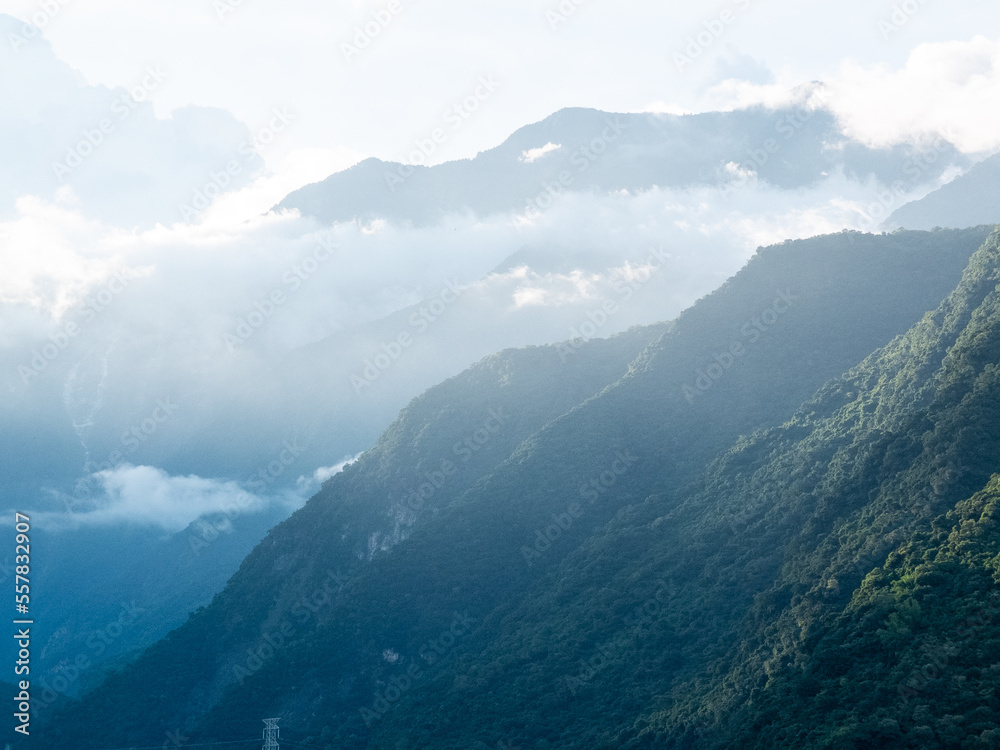 Beautiful mountain scenery in East Rift Valley, Taiwan