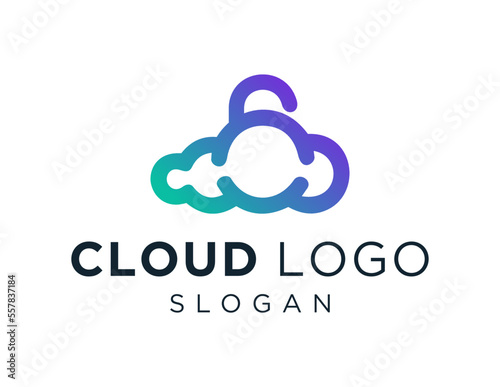 Logo about Cloud on a white background. created using the CorelDraw application.