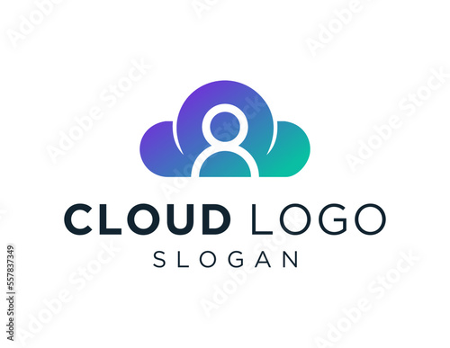 Logo about Cloud on a white background. created using the CorelDraw application.