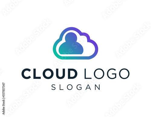 Logo about Cloud on a white background. created using the CorelDraw application.