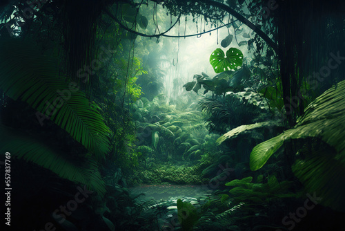 Inside a rain forest © Shades3d