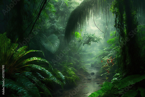 Inside a rain forest © Shades3d