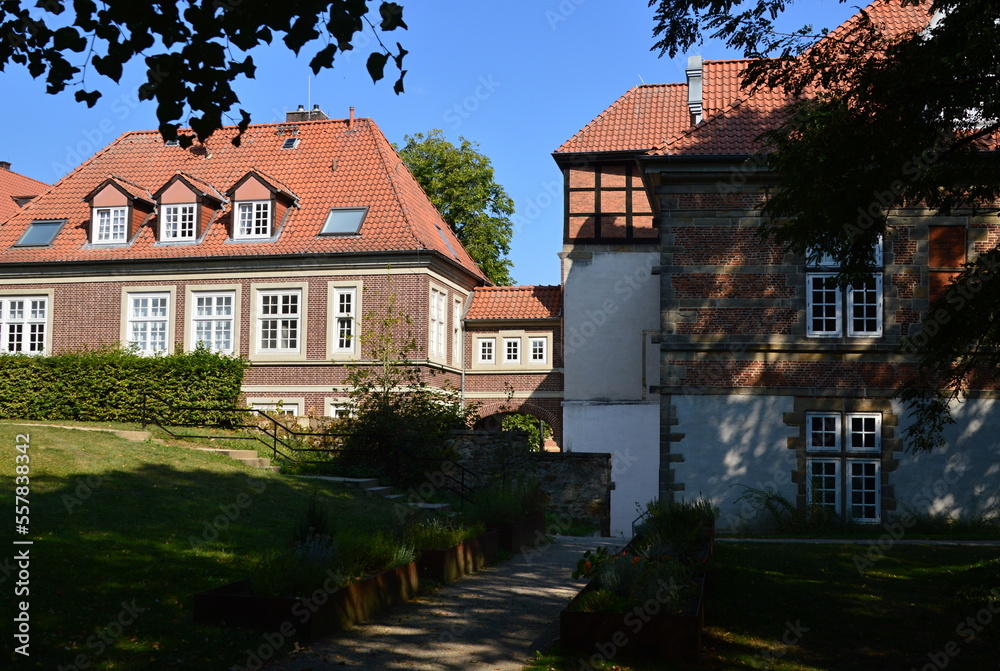 Historical Castle Landestrost in the Old Town of Neustadt am Rübenberge, Lower Saxony