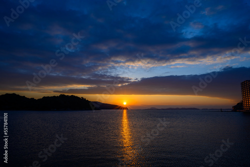 赤穂御崎海岸　朝日