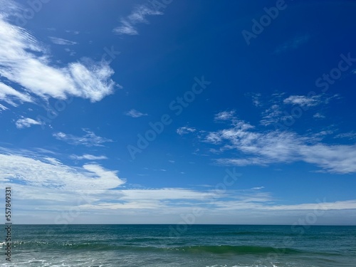 blue sky and sea