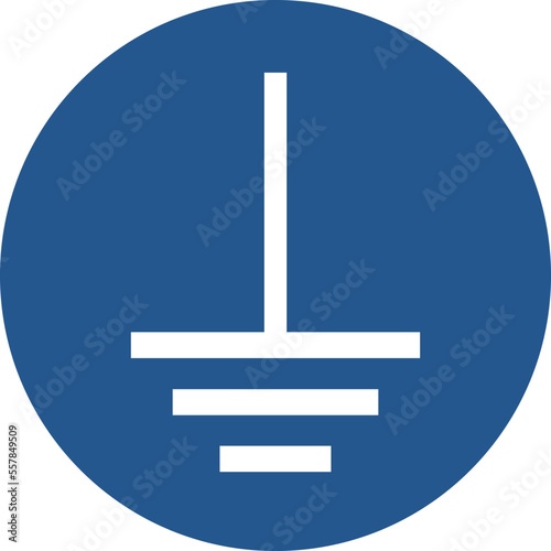 ISO 7010 M005 – Connect an earth terminal to the ground