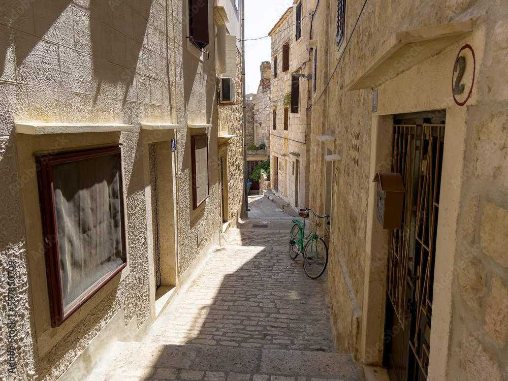A beautiful narrow street in Vis.