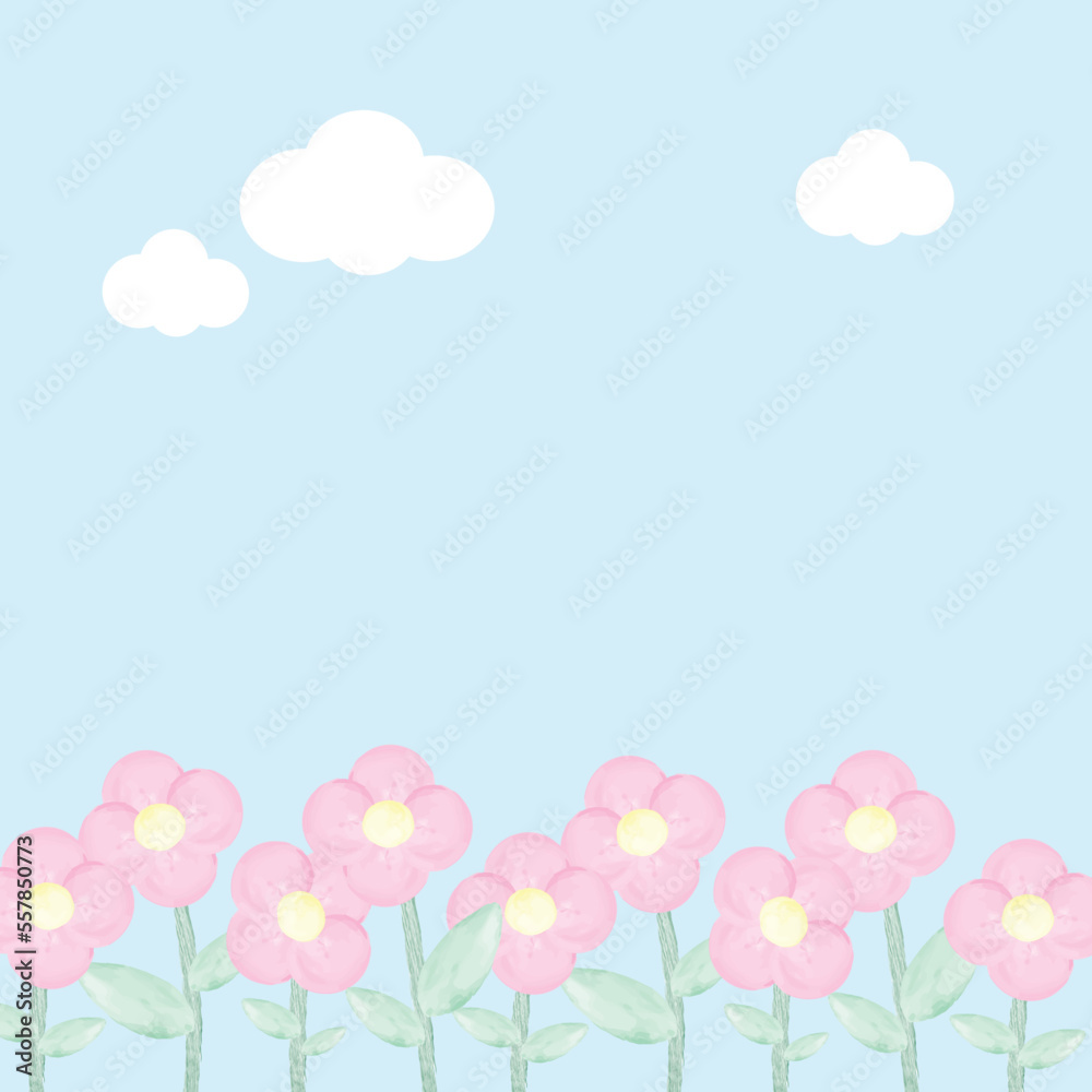 Floral Background or wallpaper vector image Floral Background or wallpaper vector image
