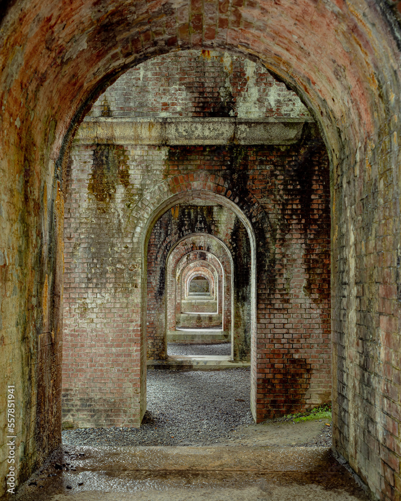 Fototapeta premium Cyberpunk-like urban landscape in Japan