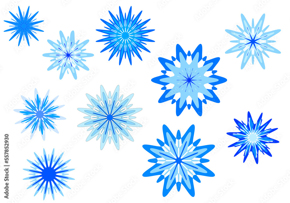 pattern with  snowflakes