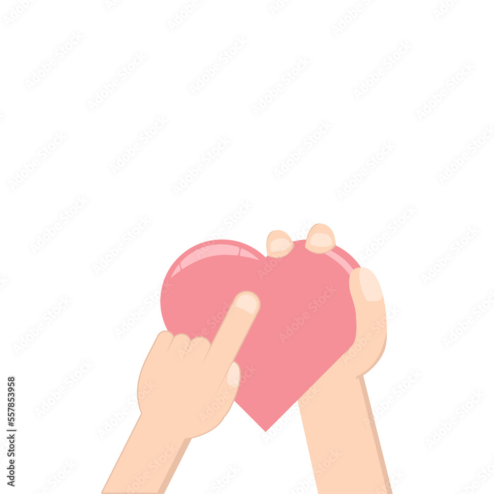 Left Handed Pointing Heart Love Symbol Humanity and Charity Left Handed Pointing Heart Love Symbol Humanity and Charity