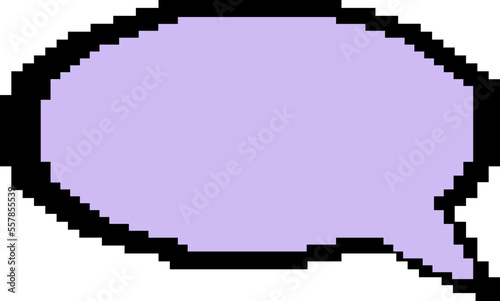 aesthetics 8bit pixel speech bubble, text box, frame talk, chat box, speak balloon, thinking bubble decoration