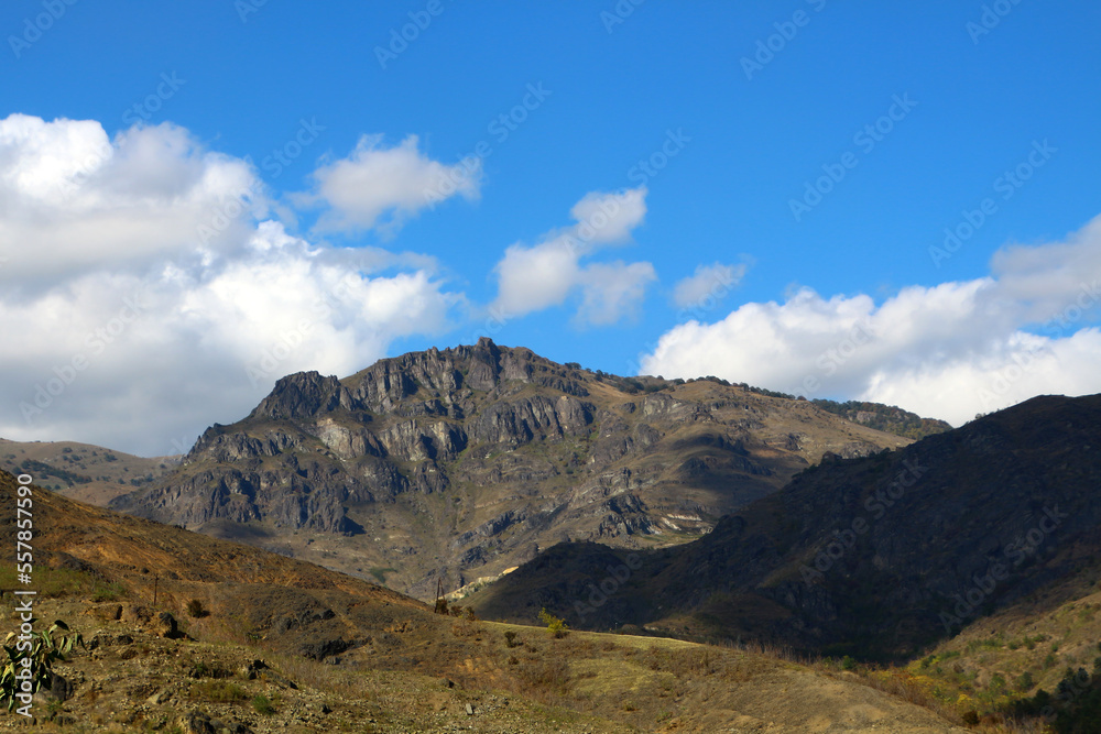 Landscape in the Greater Caucasus near the city of Alaverdi in Armenia Landscape in the Greater Caucasus near the city of Alaverdi in Armenia