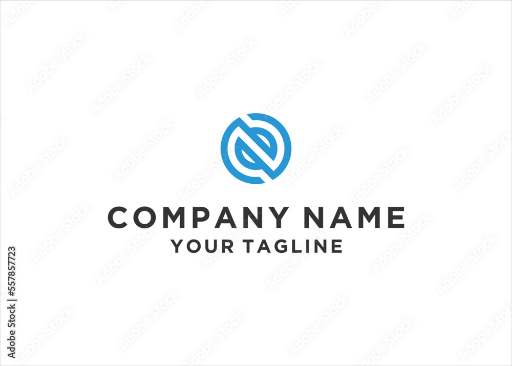 N Letter Modern Logo Design Vector Template