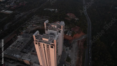 Aerial View of One Constitution Avenue Tower Islamabad