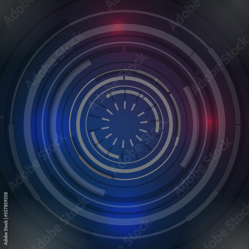 Abstract circle sci-fi futuristic technology innovation concept background