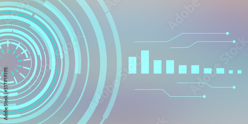  Digital information technologies. Future technologies on modern background